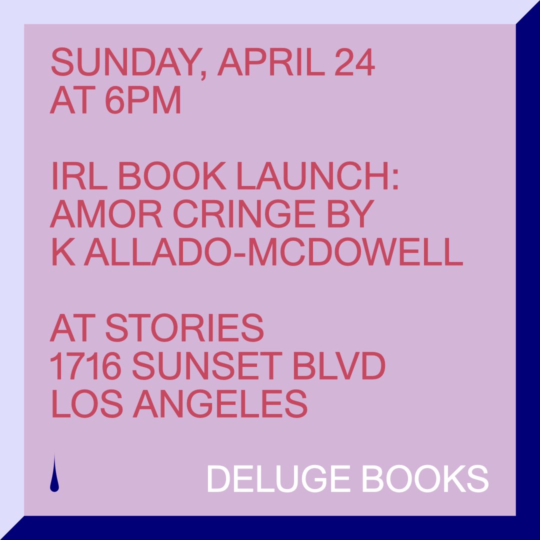 This Sunday 04/24! AMOR CRINGE at Stories in Echo Park