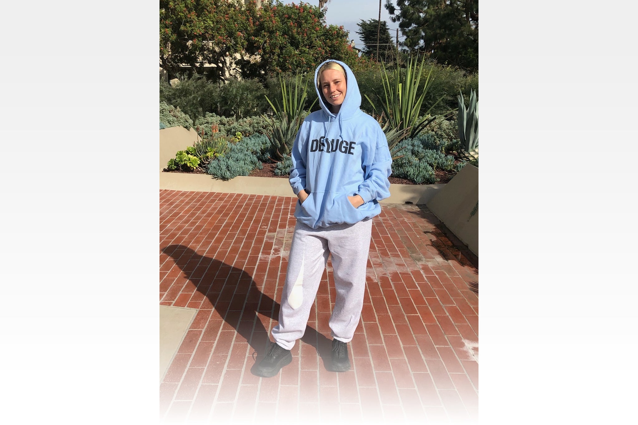 Deluge Logo Blob Hoodie - Limited Baby Blue Edition